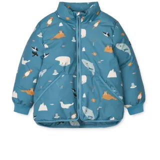 Liewood Brantley Jacke - Artic Sea/Ocean View Gr.104