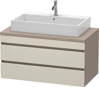 Duravit DuraStyle Konsolenwaschtischunterbau wandhängend Taupe & Basalt Matt 1000x548x512 mm - DS531 DS531909143