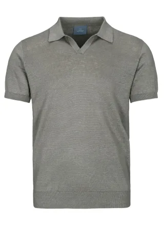 COMMANDER Finest Clothing - Polo-Pullover, 1/2 Arm taupe - Gr. - XL