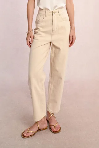 molly bracken - Gerade Hose beige - Gr. - 28