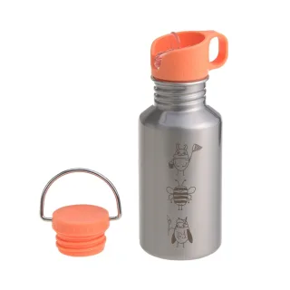 Lässig Edelstahltrinkflasche Nature