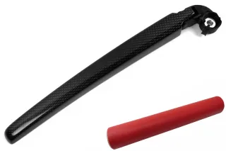 Heckwischer Frontwischer Scheibenwischer Arm Design Folie Set in Rot Matt