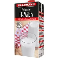 NAARMANN Milch, Naarmann H Milch 1.5 Fettgehalt ultrahocherhitzt 1000ml