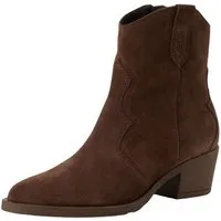 Tamaris Stiefelette Veloursleder . Cowboy Stiefelette