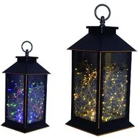 Trend Line LED Laterne TrendLine LED Laterne schwarz 32 x 14 cm
