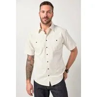 JP1880 Kurzarmhemd Hemd Halbarm Struktur Kentkragen Modern Fit