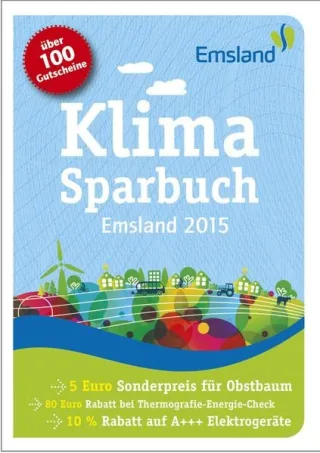 Klimasparbuch Emsland 2015: Klima schützen & Geld sparen