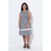 Angel of Style Jerseykleid Smok-Kleid ärmellose A-Linie Smok-Oberteil