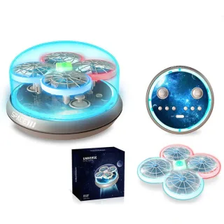 GGIRC 823 UFO All-in-One Storage Creative Design Headless Mode 360° Rolling Dazzling lights 2.4G 4CH 6-Axis Remote Contr