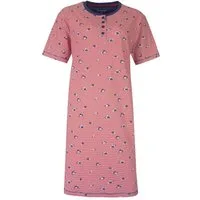 Irresistible Nachthemd Modisches Damen Schlafshirt kurzer Arm (1-tlg) Baumwolle