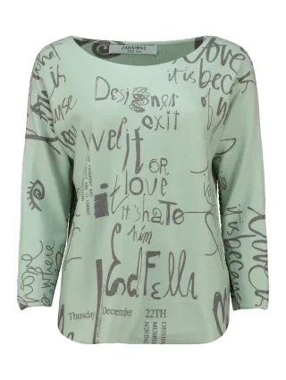 Zabaione - Pullover La44ylaa soft sage - Gr. - S/M