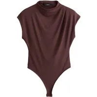 Next Kurzarmbody Weicher Bodysuit mit überschnittenen Schultern (1-tlg)