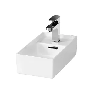 Neuesbad Serie 300 Keramik Möbelhandwaschbecken, B:400, T:220, H:150mm, weiss 1K114-0041