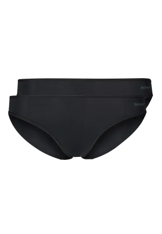 SKINY - Skiny Damen Rio Slip Doppelpack SKINY ADVANTAGE Micro black - Gr. - 40