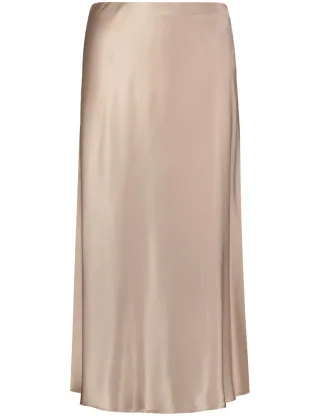 TAIFUN - Elastischer Satinrock beige/weiß - Gr. - 36