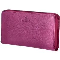 The Skandinavian Brand Geldbörse The Skandinavian Brand Damen Lederbörse Quer fuchsia