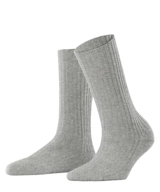 FALKE - FALKE Cosy Wool Boot Damen lt. heather - Gr. - 36.5