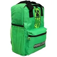 Minecraft Rucksack Schulrucksack Creeper grün 38x27x12 cm