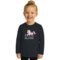 s.Oliver Junior Langarmshirt mit Print für den Schulanfang / Boys und Girls