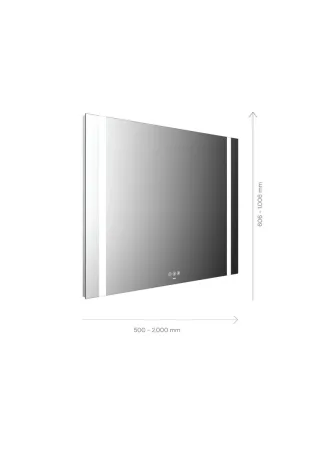 emco Lichtspiegel MI 500+ mit Touch-Bedienfeld 1900x906 mm, 110190009060300 110190009060300