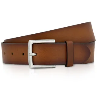 LINDENMANN - Ledergürtel LINDENMANN cognac - Gr. - 120