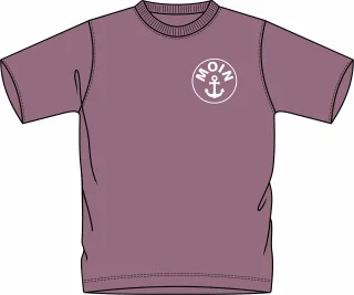 BASEFIELD - Ki.-T-Shirt mn berry - Gr. - 140