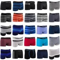 Fabio Farini Boxershorts Herren Seamless Boxershorts (10-St) Mehrpack aus Microfaser ohne seitliche Nähte