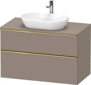 Duravit D-Neo Konsolenwaschtischunterbau wandhängend Basalt Matt 1000x550x664 mm - DE4968034430000 DE4968034430000