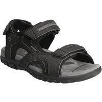 Geox Strada 050AU schwarz Herren Sandale