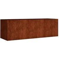 vidaXL Hochbeet Hochbeet 120x40x40 cm Cortenstahl (1 St)