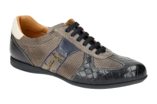 Galizio Torresi 316080A Herren Sneakers denim/fumo Echtleder rund Gummisohle