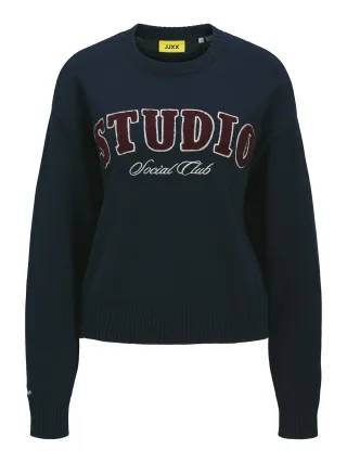 JJXX - JXBROOK CREW NECK KNIT maritime blue - Gr. - XS