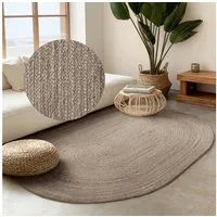 HANSE Home Teppich Rangpur Juteteppich, in rund und oval, oval, Höhe: 10 mm, handgewebt, 100% Jute, Natur, Wohnzimmer, Flur, Boho, Skandi