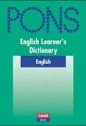 PONS Cobuild English Learner's Dictionary