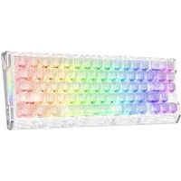 ATTACK SHARK R68 HE 8000Hz Kohlefaser Rapid Trigger Gaming-Tastatur, 0,005mm RT Gaming-Tastatur (CNC-Aluminium,60% RGB Kabelgebunden Hall-Effekt Magnetische Tastatur)