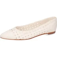 Melvin & Hamilton Fiora 2 Leder-Ballerinas für Damen Ballerina Flache Absätze, Echtes Leder, Von Hand geflochten
