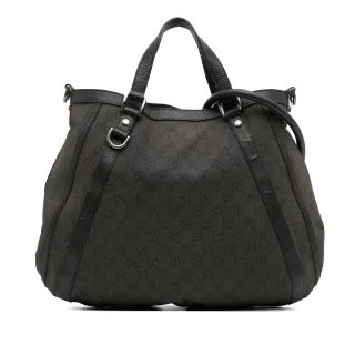 Gg Canvas Tote Signaturtasche