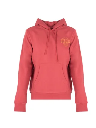 Diesel Saloon Sound Lab Logo Roter Kapuzenpullover