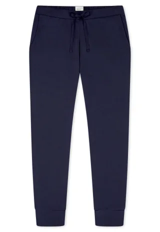 SCHIESSER - Hose lang Bündchen deep blue - Gr. - 42