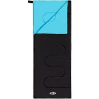 NILS CAMP Deckenschlafsack Schlafsack Sommerschlafsack Schwarz/Blau Decke Camping Outdoor