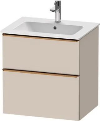 Duravit D-Neo Waschtischunterbau wandhängend Taupe Matt 610x462x625 mm - DE4361004910000 DE4361004910000