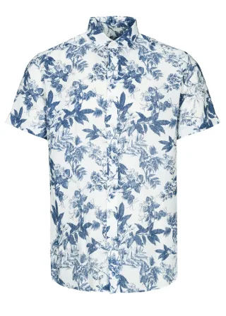 COMMANDER Finest Clothing - Hemd, 1/2 Arm clean white - Gr. - L