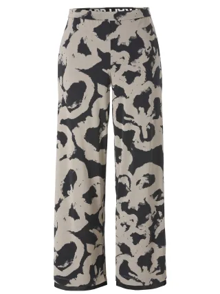 Frapp - Hose lang Druck black multicolor - Gr. - 48