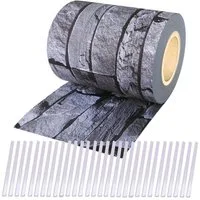 Plantiflex Sichtschutzstreifen Sichtschutz Rolle 35m blickdicht PVC Zaunfolie, (Sichtschutzfolie Windschutz, für Doppelstabmatten Zaun Sichtschutzrolle)