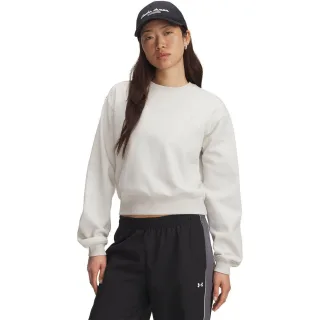 Under Armour - "Vida" Kurzes Sweatshirt für Damen, Fleece (Weiß)