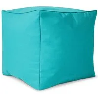Green Bean Sitzsack Sitzsack-Hocker Pouf Cube 40x40x40cm (Hocker 40x40x40cm mit EPS-Perlen Füllung, Fußhocker Fußkissen Sitz-Pouf für Sitzsäcke), Bodenkissen für Kinder und Erwachsene - Sitzkissen Sitzhocker