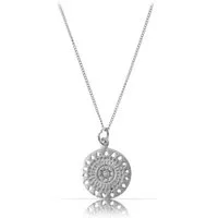 Made by Nami Kette mit Anhänger 925 Sterling Silber filigrane Halskette Silber oder Gold Sonne, für Frauen & Mädchen Geschenk-Idee inkl. Geschenkbox