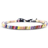 Made by Nami Freundschaftsarmband Boho Surfer Strand Festival Accessoires, Ethno Hippie Style 100% Wasserfest Verstellbar
