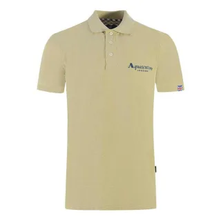 Aquascutum - "London Classic" Poloshirt für Herren/Damen Unisex (Beige)