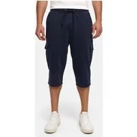 Indicode Sweatshorts Herren Sweatshorts INKyton Herrenshorts mit Tunnelzug und Cargotaschen